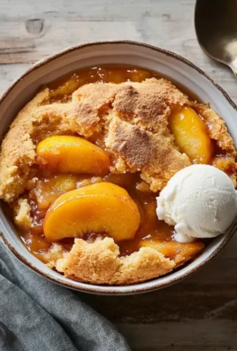 Peach Cobbler with Cake Mix