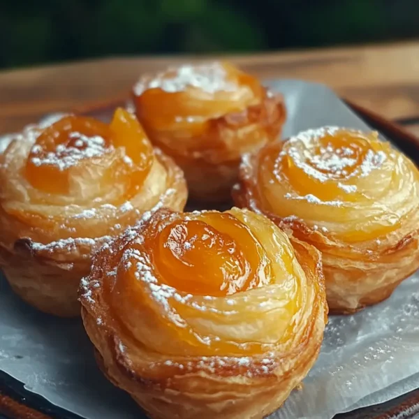 Peach Pie Cruffins Recipe