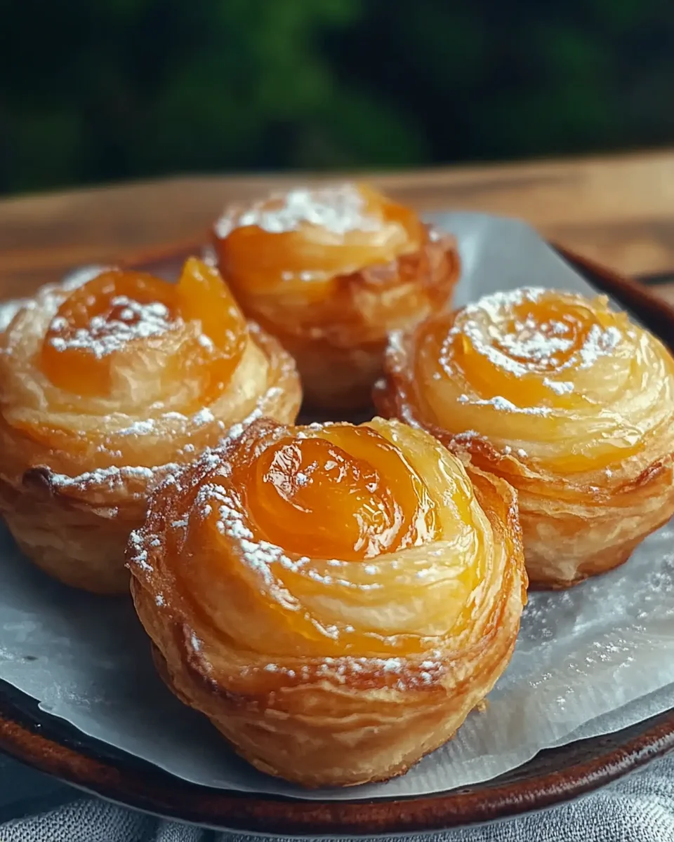 Peach Pie Cruffins Recipe