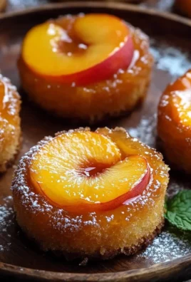 Peach Upside Down Mini Cakes