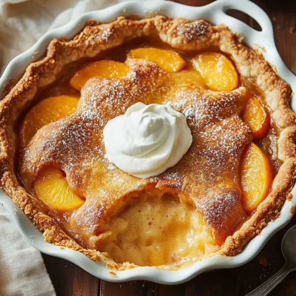 Peaches and Cream Pie