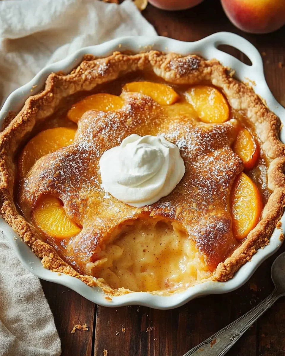 Peaches and Cream Pie