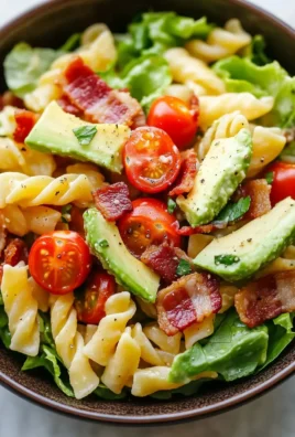 Quick Gluten Free Dairy Free BLT Pasta Salad