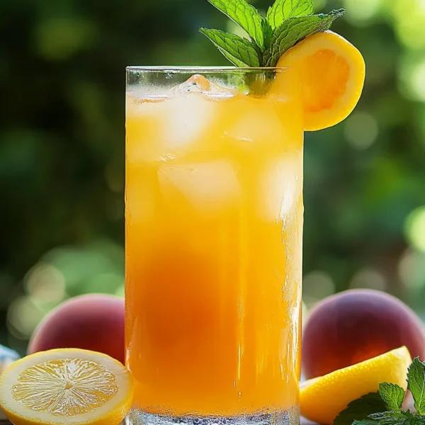 Refreshing Peach Lemonade