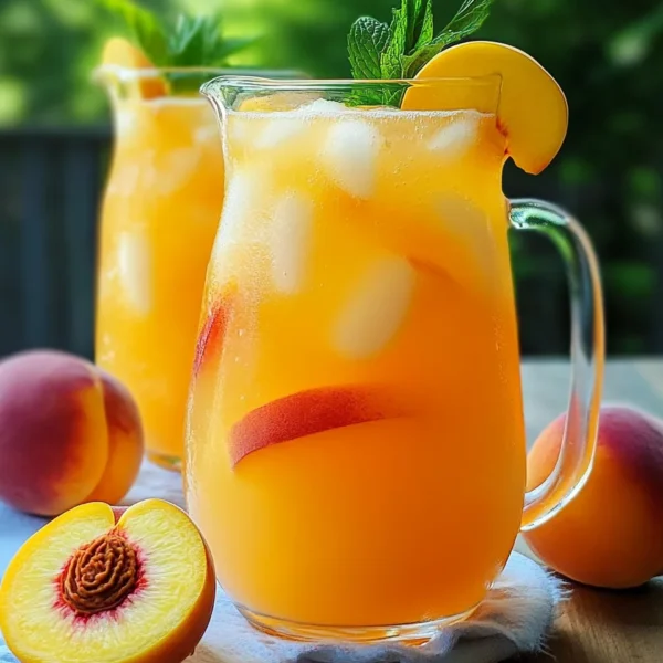 Refreshing Peach Lemonade