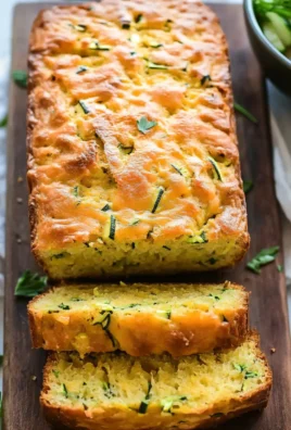 Savory Zucchini Cheddar Quick Bread