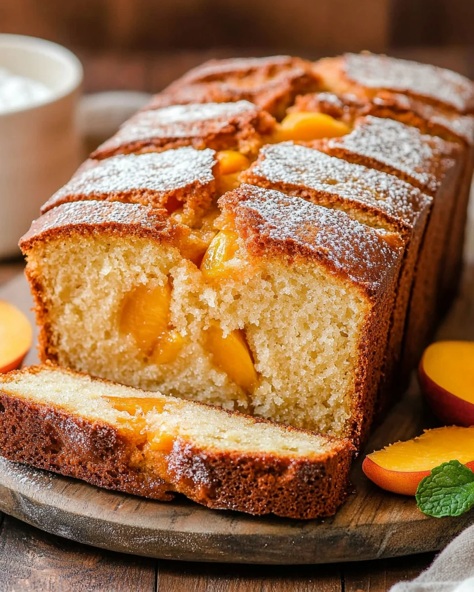 Southern Peach Bread