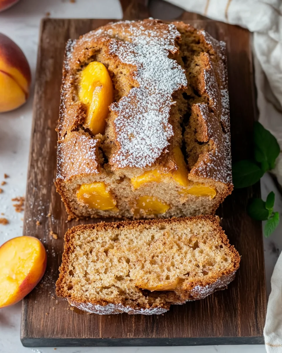 Spiced Peach Bread