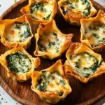 Spinach and Artichoke Wonton Cups Recipe