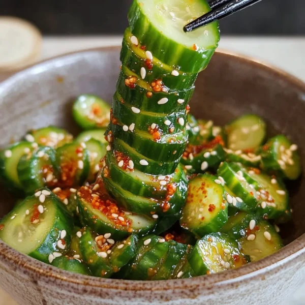 Spiral Cucumber Salad: Korean-Inspired Recipe