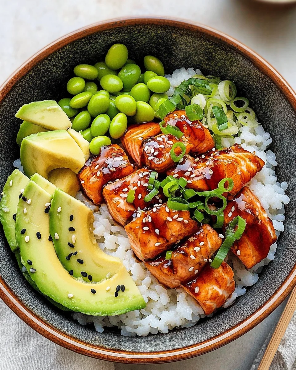 Teriyaki Salmon Sushi Bowl (GF)