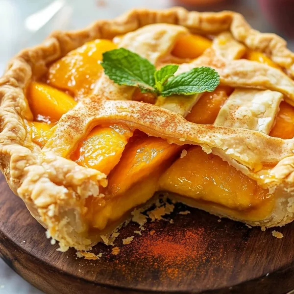 The Best Peach Pie