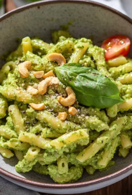 Vegan Avocado Pesto Pasta