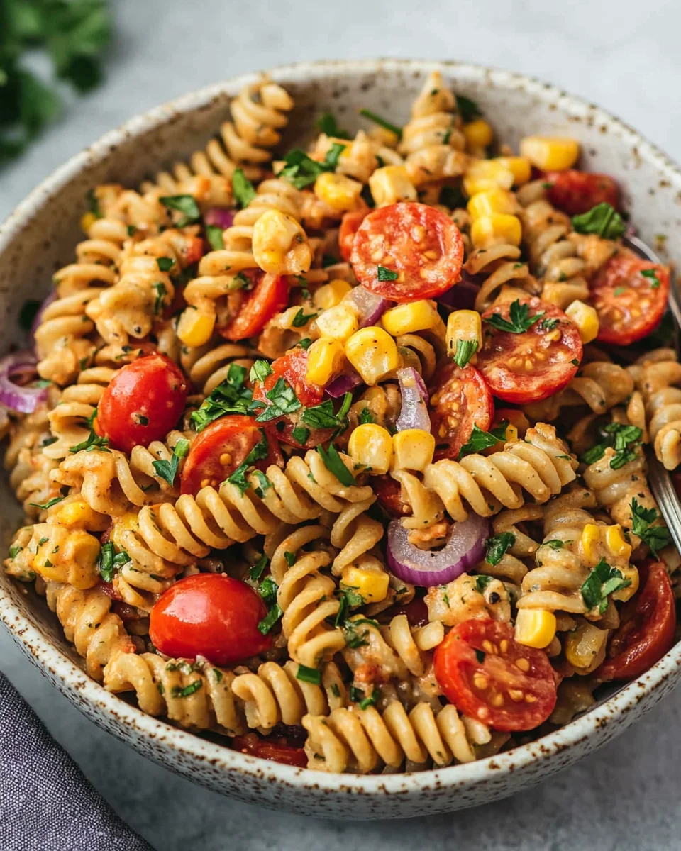 Vegan Southwest Pasta Salad Recipe