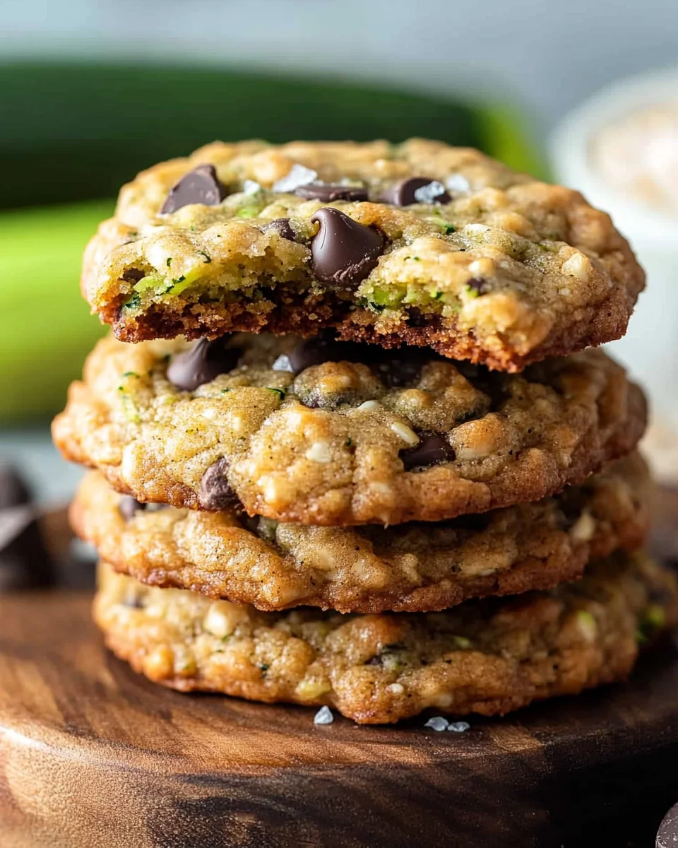 Zucchini Chocolate Chip Cookies