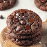 Bakery Style Double Chocolate Chip Cookies