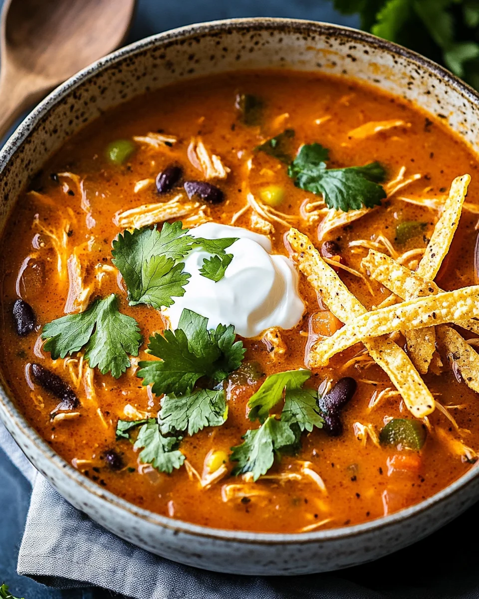 Chicken Enchilada Soup