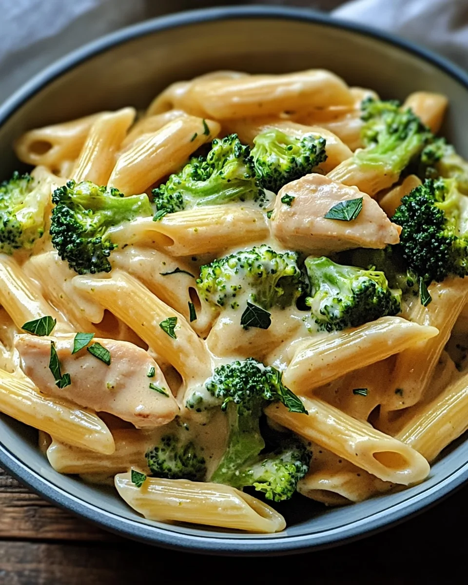 Creamy Broccoli and Chicken Penne 23 Creamy