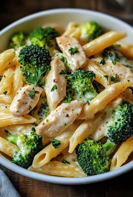 Creamy Broccoli and Chicken Penne 4 Creamy Broccoli and Chicken Penne