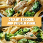 Creamy Broccoli and Chicken Penne 21 Pinterest Hidden Image