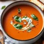 Middle-of-Winter Creamy Tomato Soup (Canned Tomatoes)
