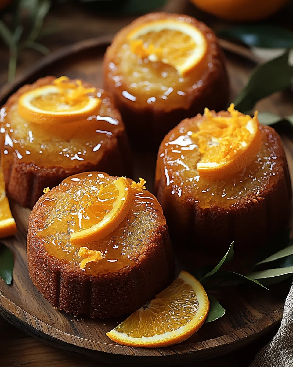 Orange Ginger Honey Cakes 21 Orange