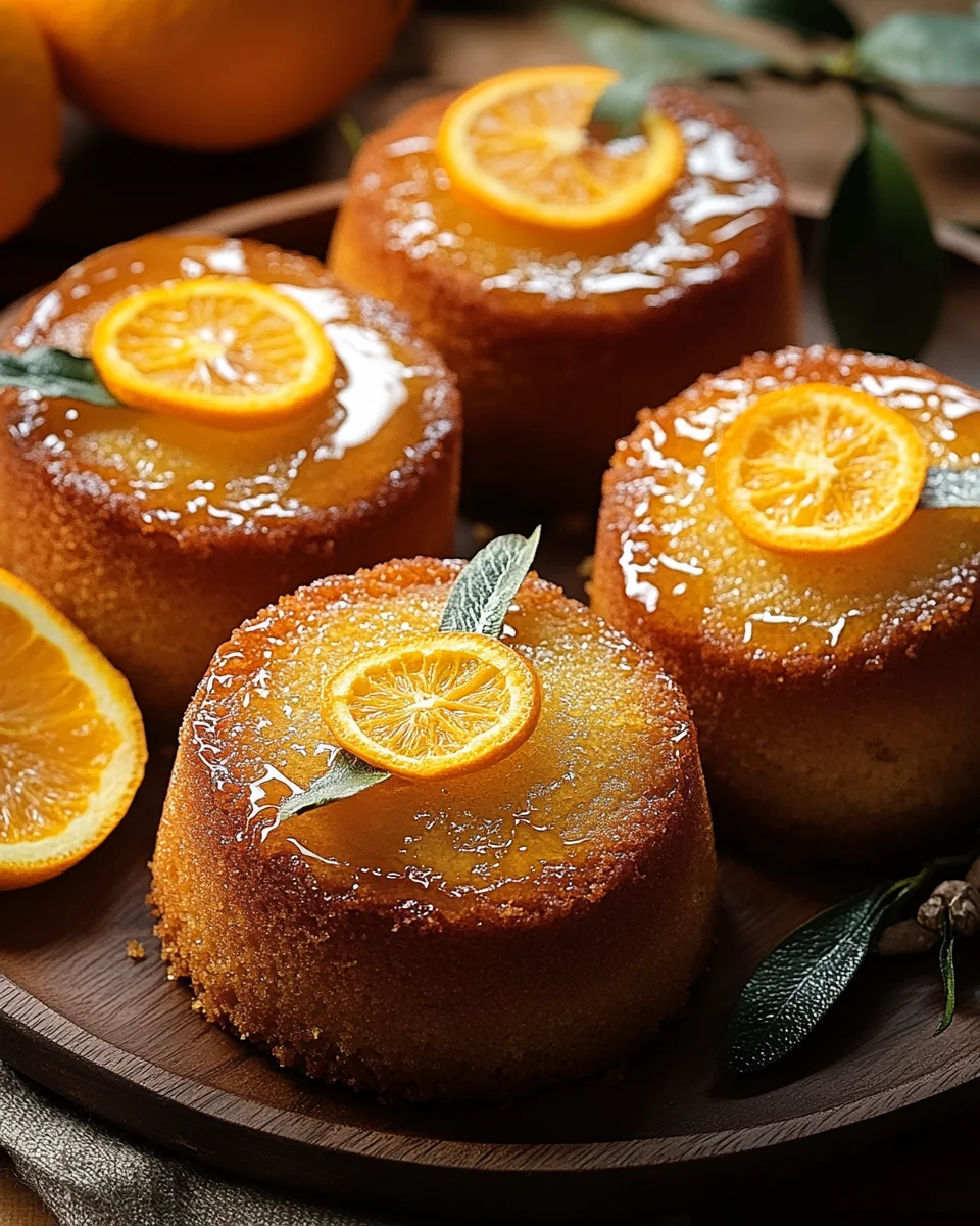 Orange Ginger Honey Cakes 24 Orange Ginger Honey Cakes