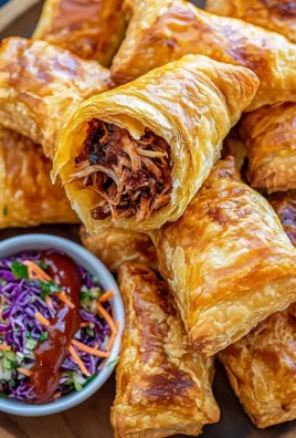 Pulled Pork Pastry Puffs