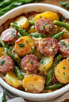 Sausage Green Bean Potato Casserole 3 Sausage Green Bean Potato Casserole