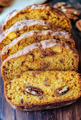 Sweet Sourdough Pumpkin Bread with Cinnamon and Pecans
